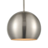 Salt Rim 8'' Wide 1-Light Mini Pendant - Brushed Nickel D4325 Elk Home