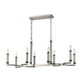 Sunsphere 36'' Wide 8-Light Chandelier - Satin Nickel D4341 Elk Home