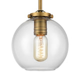 Mountain Creek 7'' Wide 1-Light Mini Pendant - Aged Brass D4345 Elk Home