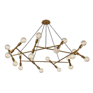 Guesting 54'' Wide 20-Light Chandelier - Antique Brass D4350 Elk Home