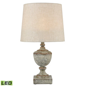 Regus 24'' High 1-Light Outdoor Table Lamp - Antique Gray - Includes LED Bulb D4389-LED Elk Home