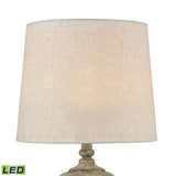 Regus 24'' High 1-Light Outdoor Table Lamp - Antique Gray - Includes LED Bulb D4389-LED Elk Home