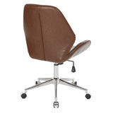 OSP Home Furnishings Chatsworth Office Chair Saddle