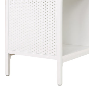 OSP Home Furnishings Ace 8 Cube Bookcase/Storage  White