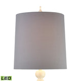 Meymac 74'' High 1-Light Floor Lamp - Matte White - Includes LED Bulb D4409-LED Elk Home