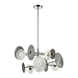 Dream Catcher 37'' Wide 12-Light Chandelier - Chrome D4421 Elk Home