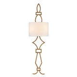 Harlech 38'' High 2-Light Sconce - Painted Aged Brass D4453TALL Elk Home