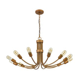 Conway 31'' Wide 12-Light Chandelier - Painted Aged Brass D4454 Elk Home