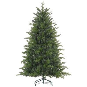 English Elm Homcom 6Ft Lifelike Christmas Tree With 1821 Tips, Easy Setup & Sturdy Metal Stand For Holiday Cheer W2225P229175