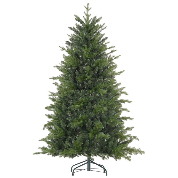 English Elm Homcom 6Ft Lifelike Christmas Tree With 1821 Tips, Easy Setup & Sturdy Metal Stand For Holiday Cheer W2225P229175