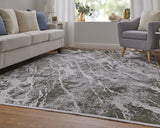 Feizy Rugs Cadiz Abstract Watercolor Rug – Modern Bohemian Design Inspired By Cadiz, Spain's Poetic Colors Gray,Green,Taupe Viscose,Acrylic 86639n6fgrnivyj20