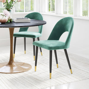 Menlo Dining Chair - Set of 2 Green 109875 Zuo Modern