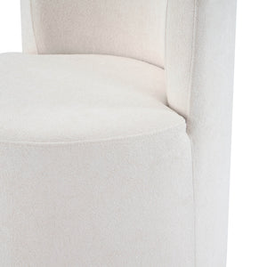 English Elm Christopher Knight Home® - Modern Swivel Upholstered Side Chair In Beige - Stylish, Comfortable, And Space-Saving Design For Any Room N768P331578B