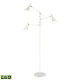 Sallert 72.75'' High 3-Light Floor Lamp - White - Includes LED Bulbs D4537-LED Elk Home