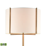 Trussed 63'' High 1-Light Floor Lamp - White - Includes LED Bulb D4550-LED Elk Home