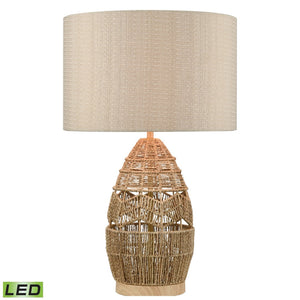 Husk 25'' High 1-Light Table Lamp - Natural - Includes LED Bulb D4553-LED Elk Home