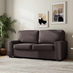 English Elm 69.6" Chenille Upholstered Loveseat with Spring Cushions and Metal Frame for Modern Spaces Grey W3568P431423