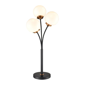 Boudreaux 32'' High 3-Light Table Lamp - Matte Black D4582 Elk Home