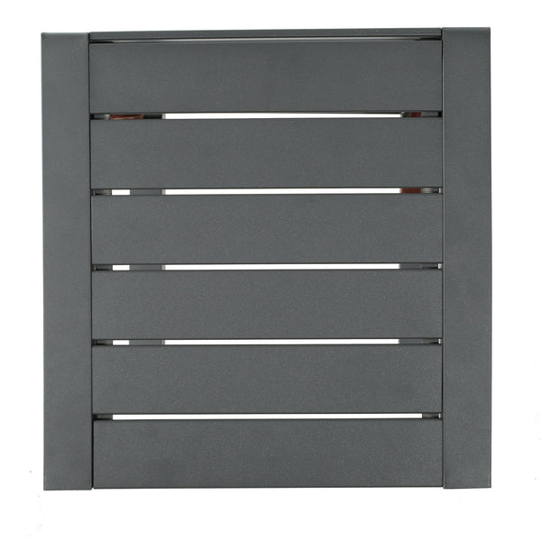 English Elm Christopher Knight Home® - CAPE C-shaped Aluminum Outdoor Side Table for Patio & Poolside — Lightweight, Weather-Resistant Design Grey 59990.00GRY