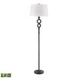 Hammered Home 67'' High 1-Light Floor Lamp - Bronze - Includes LED Bulb D4604-LED Elk Home