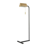 Argentat 42'' High 1-Light Floor Lamp - Black D4605 Elk Home