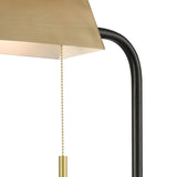 Argentat 42'' High 1-Light Floor Lamp - Black D4605 Elk Home