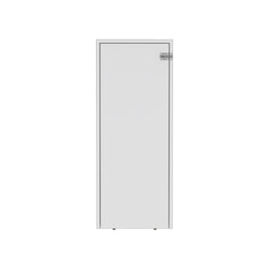 English Elm Brier Wall-Mount Foldaway Ironing Board Cabinet — Space-Saving White Engineered Wood for Laundry Rooms B092P309188