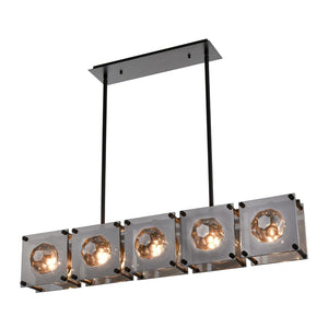 Brilliance 43'' Wide 5-Light Linear Chandelier - Oil Rubbed Bronze D4651 Elk Home