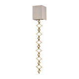 To the Point 9'' High 1-Light Sconce - Aged Brass D4656 Elk Home