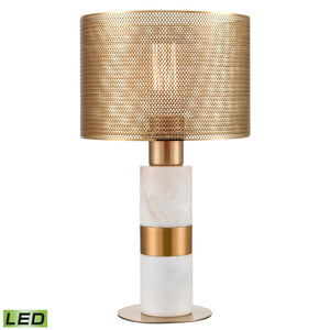 Sureshot 15'' High 1-Light Table Lamp - Aged Brass - Includes LED Bulb D4677-LED Elk Home