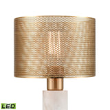 Sureshot 15'' High 1-Light Table Lamp - Aged Brass - Includes LED Bulb D4677-LED Elk Home