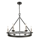 Impression 27'' Wide 6-Light Chandelier - Oil Rubbed Bronze D4679 Elk Home