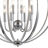 Venue 32'' Wide 8-Light Chandelier - Chrome D4685 Elk Home