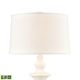 Depiction 32'' High 1-Light Table Lamp - Matte White - Includes LED Bulb D4694-LED Elk Home