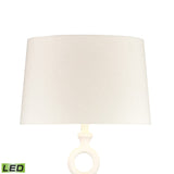 Hammered Home 67'' High 1-Light Floor Lamp - Matte White - Includes LED Bulb D4698-LED Elk Home