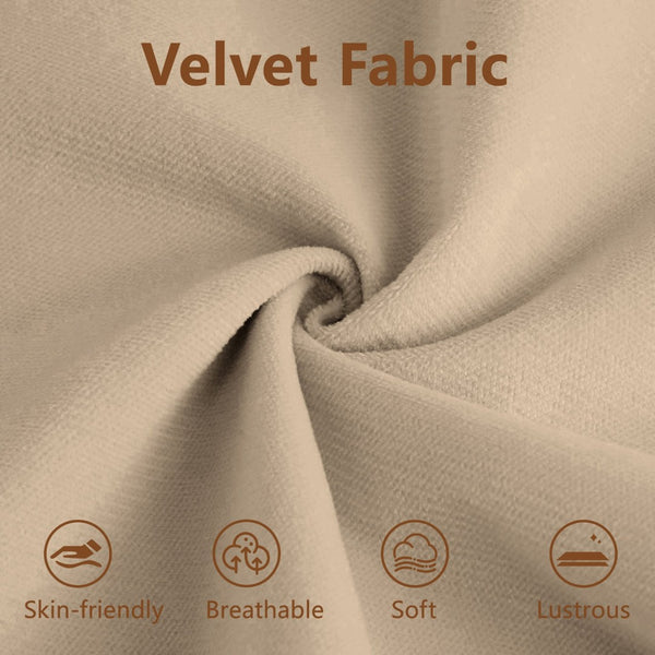 English Elm Super Comfort Modular Velvet Sectional Sofa With Movable Ottoman – Stylish L-Shaped Couch For Living Rooms W714S01101-GIGA