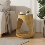 Christopher Knight Home® Mgo Hollow Side Table - Natural Wood-Like Texture