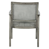 OSP Home Furnishings Lavine Cane Armchair Rustic Grey