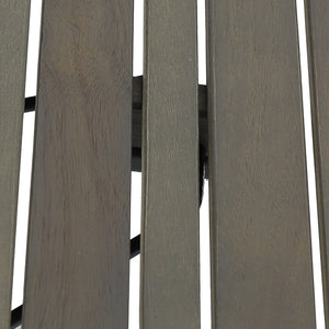 English Elm Christopher Knight Home® - KYOTO SIDE TABLE Foldable Slat-Top Wood Accent Table with Classic Leg Frame, Compact 21.5" W Grey 69317.00GRY