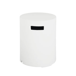 English Elm Christopher Knight Home® - 16X20 Inch Mgo Tank Holder/Side Table - Stylish White Accent For Outdoor Living & Propane Storage N772P289217W