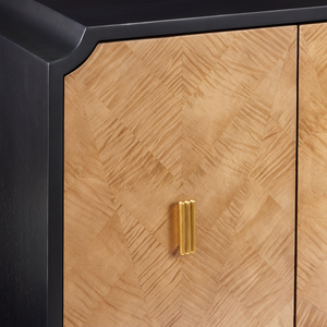 Kallista Taupe Cabinet - Modern Elegance with Soft-Close Doors, Polished Brass Hardware & Safety Features