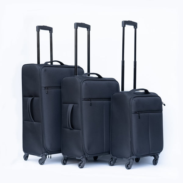 English Elm Oxford Cloth Spinner Suitcase Waterproof Soft Shell Travel Bag with Telescoping Handle W2710P242521
