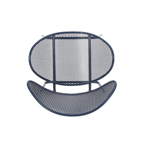 English Elm Christopher Knight Home® - ELBA Modern Iron Dining Chair with Slim Profile and Comfortable Seat — Durable, Stylish Accent Seating Navy 65203.00NBLU