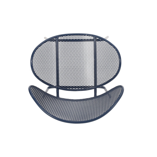 English Elm Christopher Knight Home® - ELBA Modern Iron Dining Chair with Slim Profile and Comfortable Seat — Durable, Stylish Accent Seating Navy 65203.00NBLU