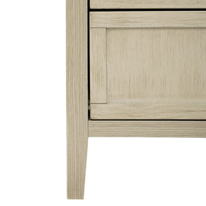 English Elm 3 Drawer Cabinet - Elegant Farmhouse Storage Solution For Bedroom, Living Room, Or Study Decor W688P225267