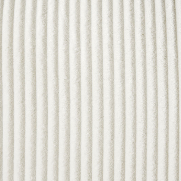 English Elm 122.04 Inch Oversized Sectional Sofa - Modern White Corduroy Couch With Left Chaise For Cozy Relaxation W876S00274