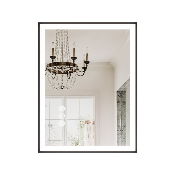 English Elm 24X32 Inch Frameless Led Bathroom Mirror - Smart, Dimmable Lighting & Anti-Fog, Easy Install! T3757P346982