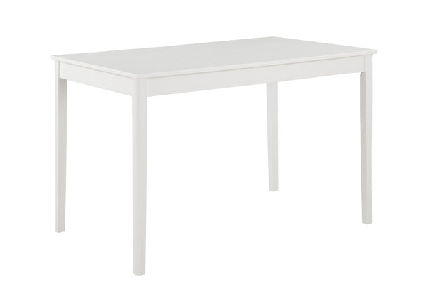 English Elm Lavina Compact White Rectangular Dining Set with Ladder Back Chairs for Four B2749P413188