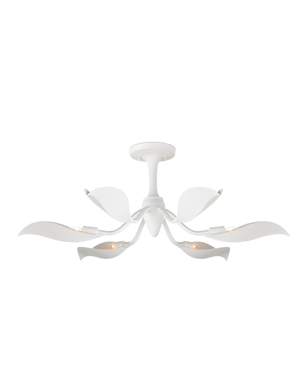 Snowflower Semi-Flush Mount