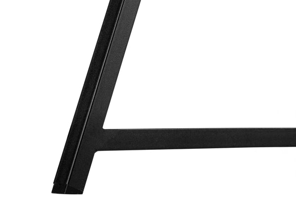 English Elm Computer Desk - Modern Grey Laminate Workstation With Storage Hutch And Black Metal Accents, 48" L B2710P219837